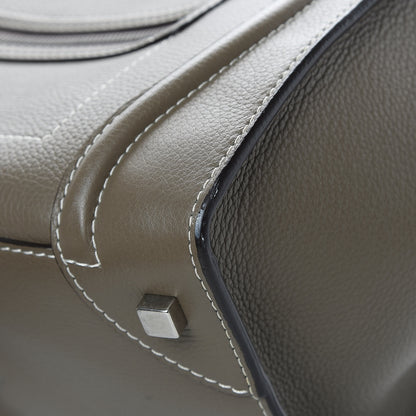 Celine Drummed Calfskin Mini Luggage Souris 13 of 15