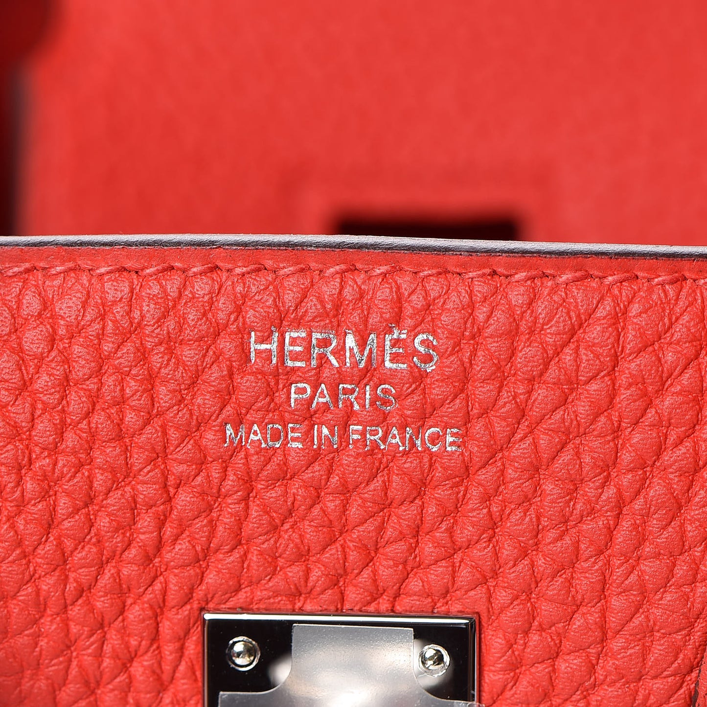 Togo Birkin 25 Rouge De Coeur