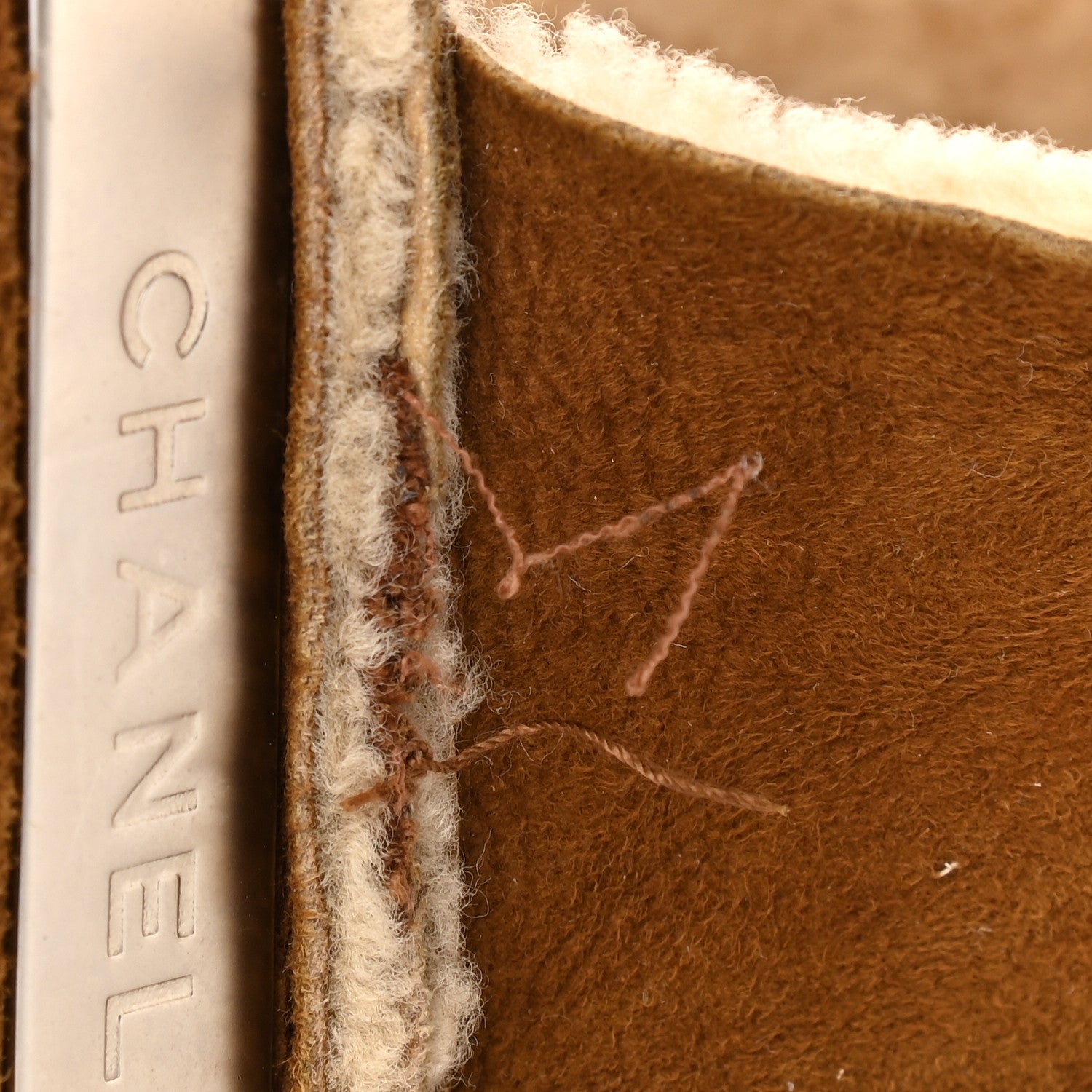 Chanel Sheepskin Sherpa Shoulder Bag 11 of 12