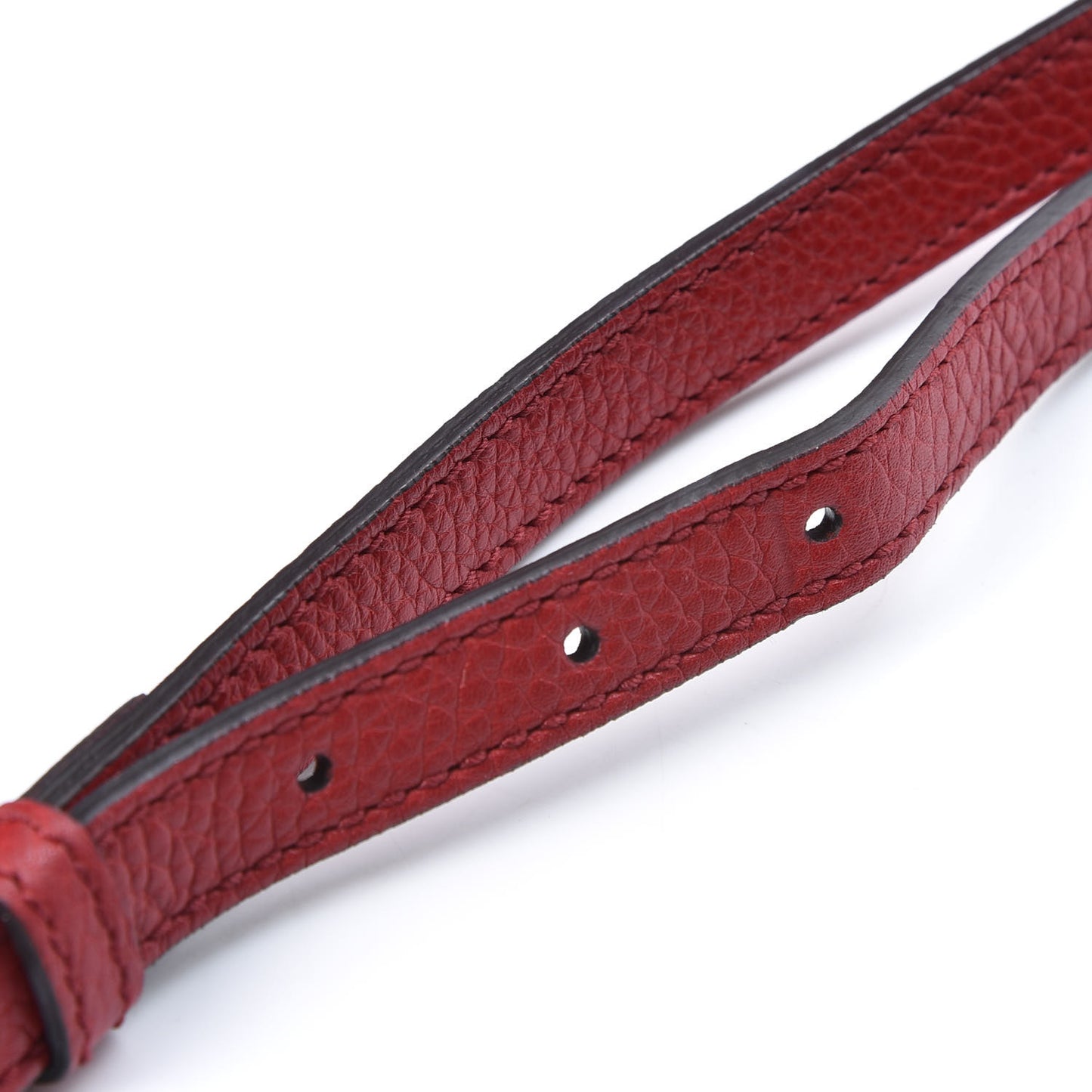 Pebbled Calfskin Small Soho Disco Bag Tabasco Red