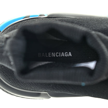 Balenciaga Neoprene Knit Mens Speed Graffiti Sneakers 43 Black Blue 8 of 8