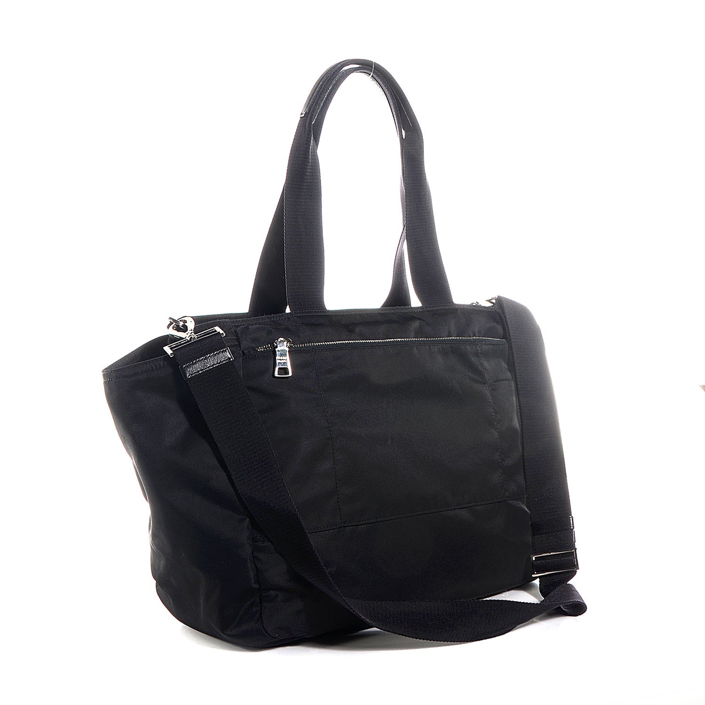 Tessuto Nylon Diaper Bag Black