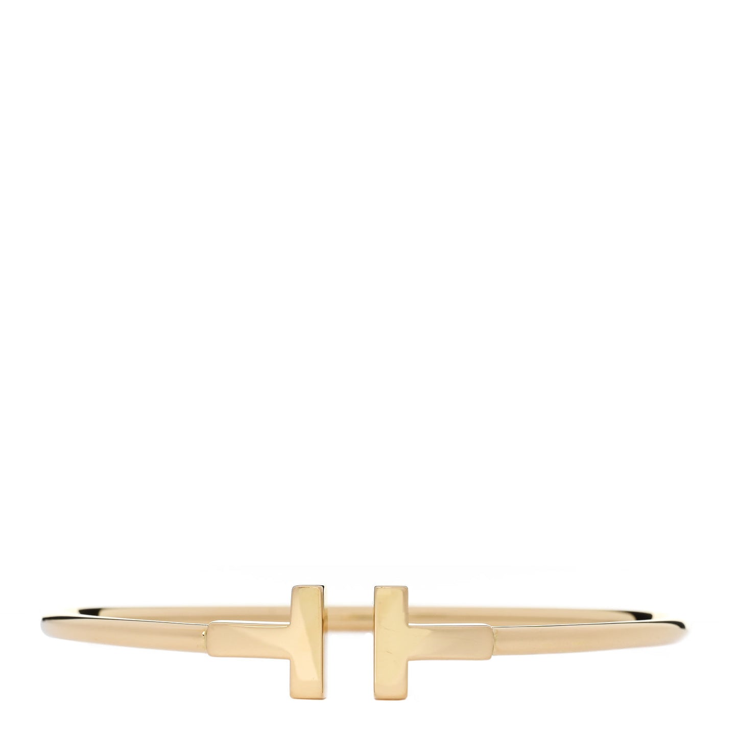 18K Yellow Gold T Wire Bracelet