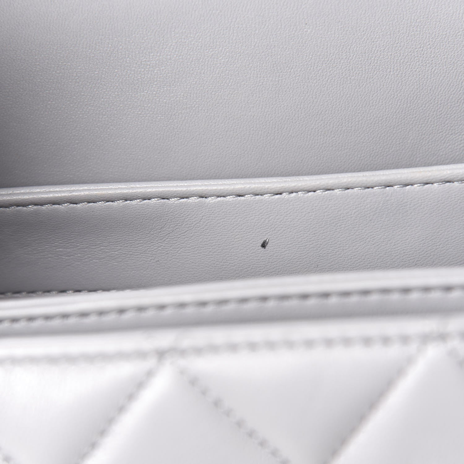 Chanel Lambskin Quilted Small Trendy CC Flap Dual Handle Bag Grey 12 of 14