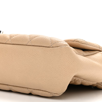 Chanel Caviar Quilted Jumbo Easy Flap Beige 10 of 15
