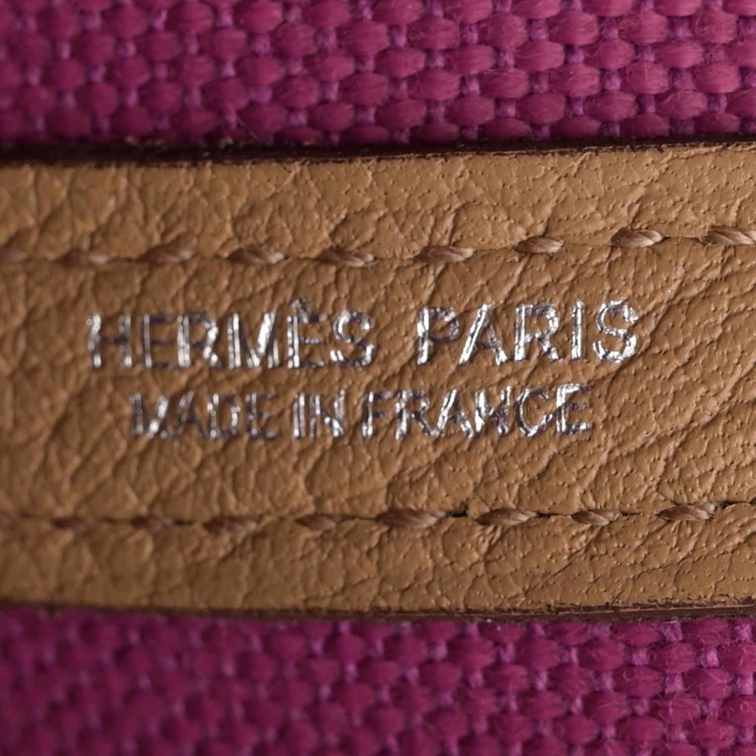 Hermes Toile Militaire Vache Country Garden Party 30 TPM Rose Pourpre Biscuit 6 of 11
