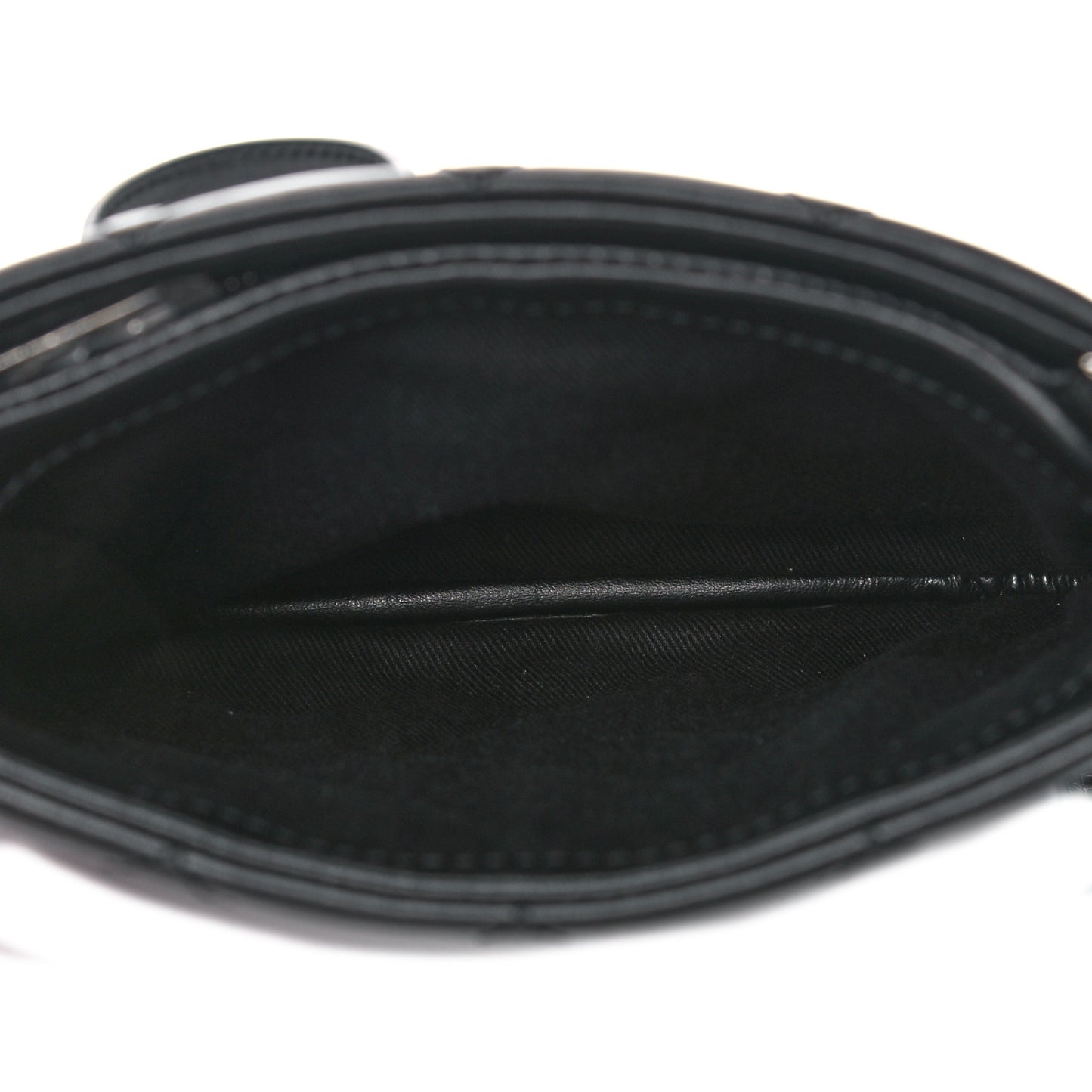 Lambskin Quilted Crossbody Bag Black
