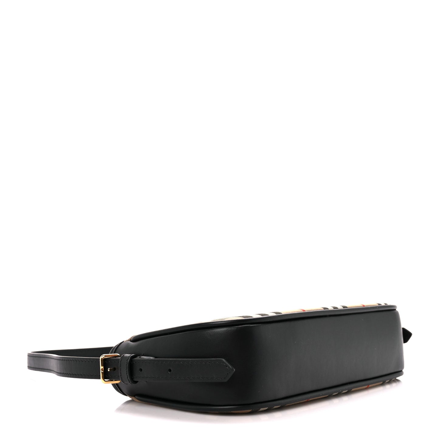 Vintage Check Calfskin Sling Archive Beige Black