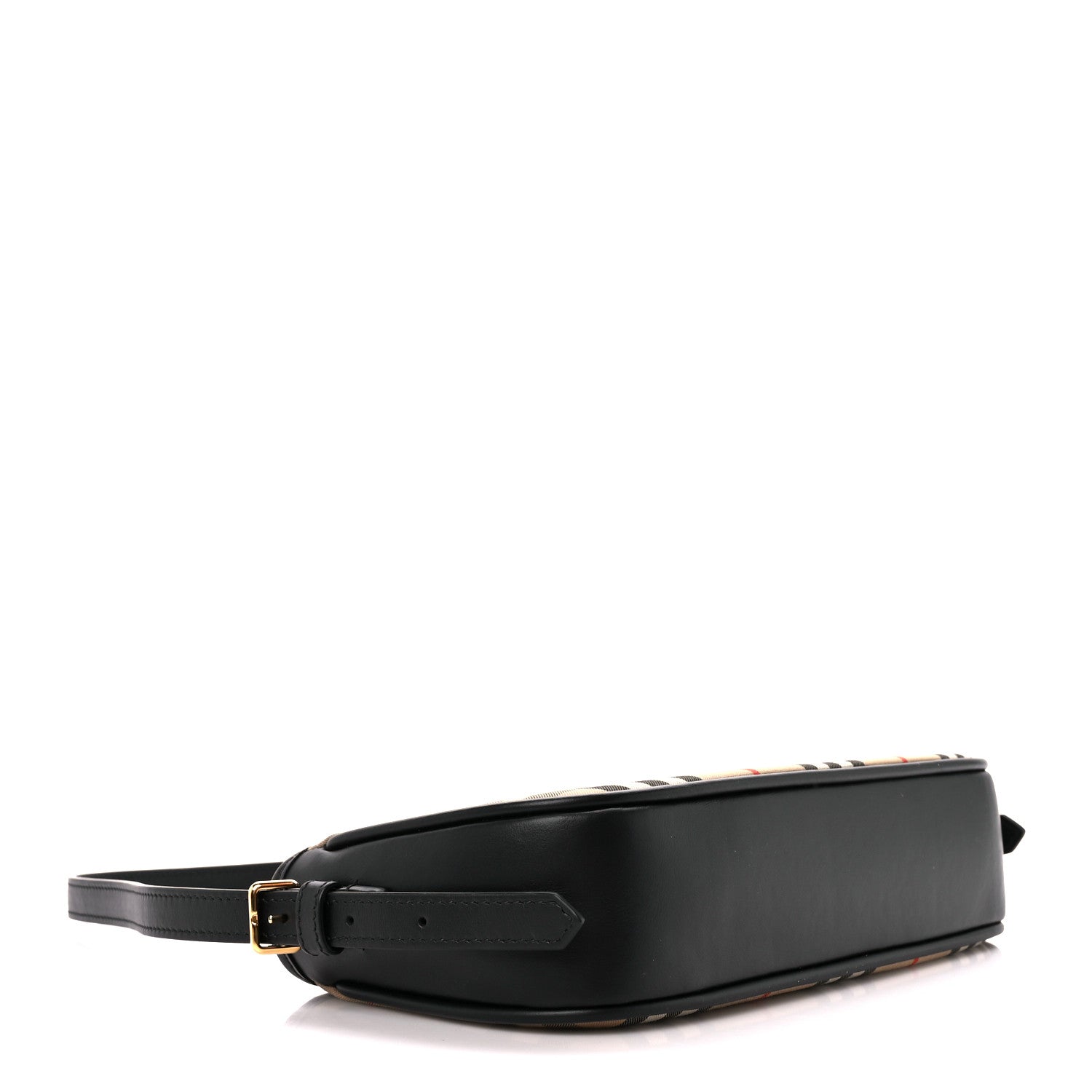Burberry Vintage Check Calfskin Sling Archive Beige Black 4 of 10