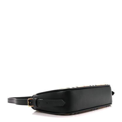 Burberry Vintage Check Calfskin Sling Archive Beige Black 4 of 10
