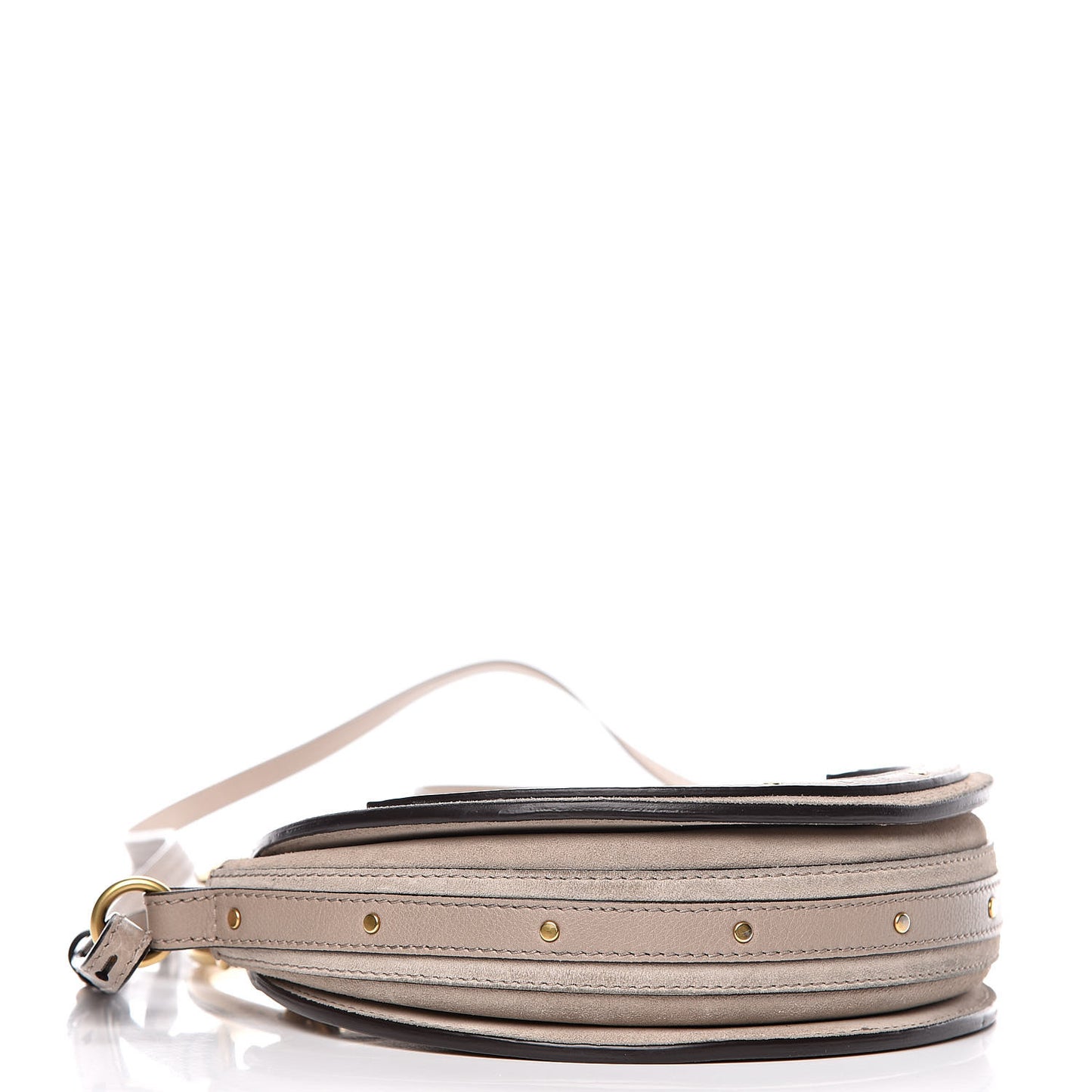 Calfskin Suede Small Pixie Bag Motty Grey