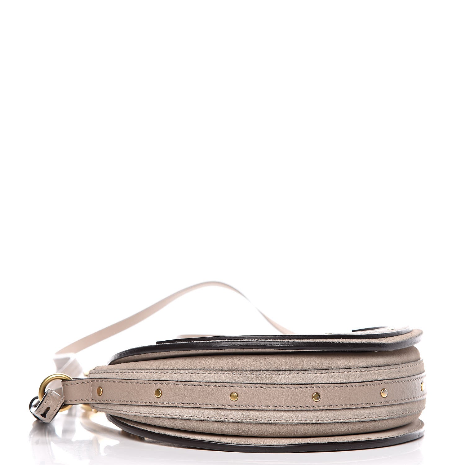 Chloe Calfskin Suede Small Pixie Bag Motty Grey 4 of 13