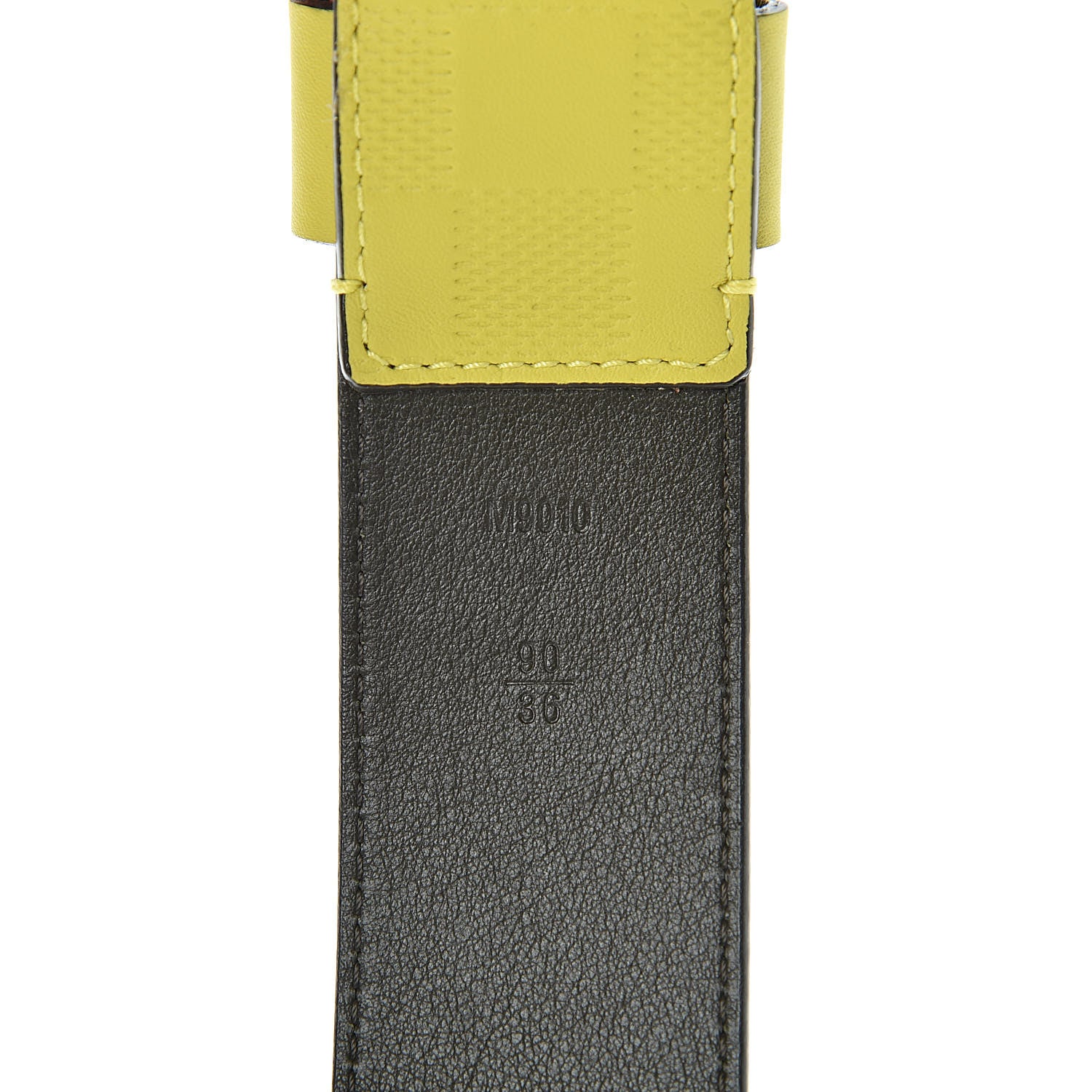 Louis Vuitton Damier Infini 40mm Belt 90 36 Vert Acide 7 of 7