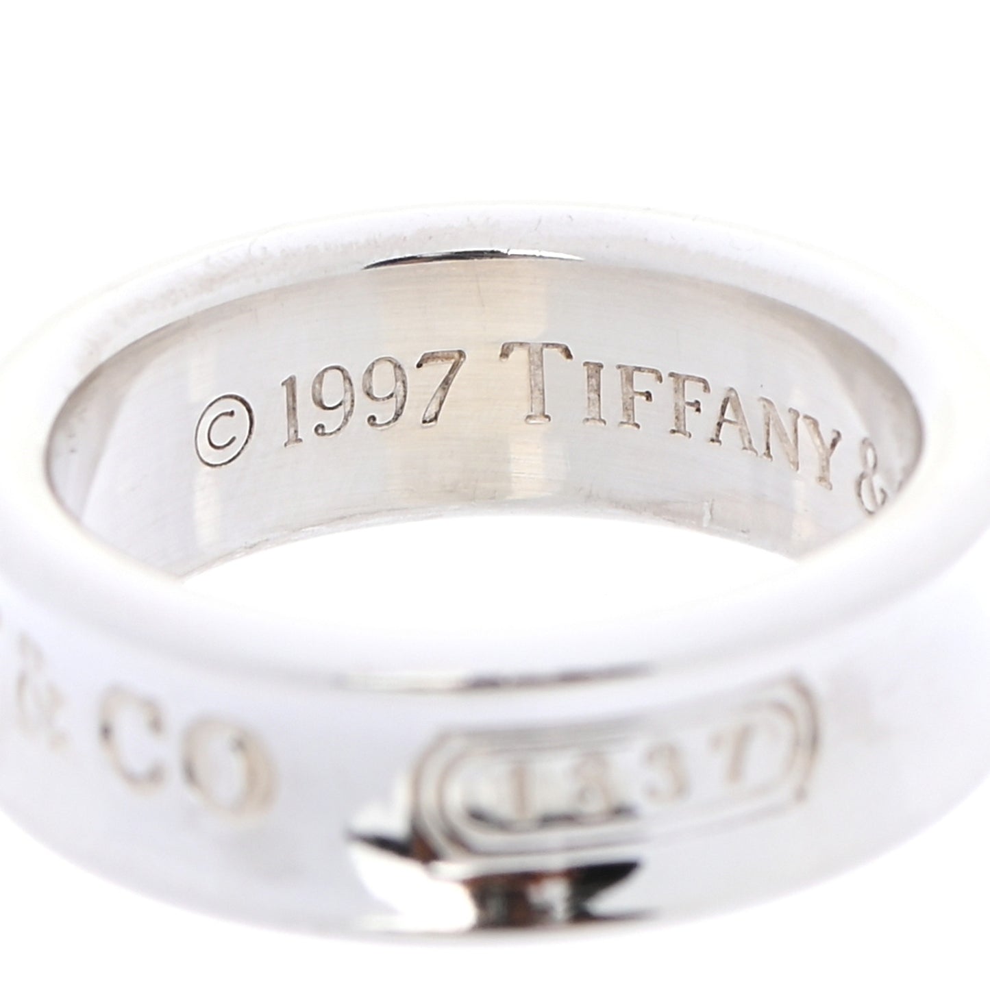 Sterling Silver 1837 Band Ring 54 6.75