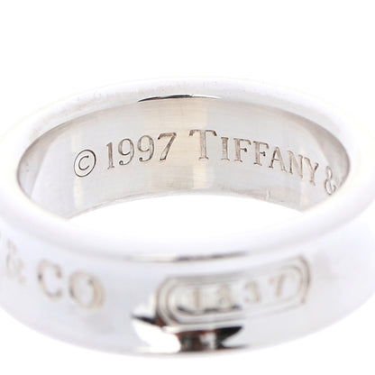 Tiffany Sterling Silver 1837 Band Ring 54 6.75 4 of 6