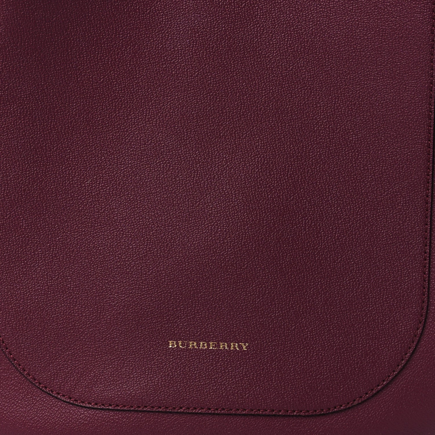 Burberry Soft Grain Calfskin Bi-Color Small Elmstone Hobo Dark Plum 7 of 9