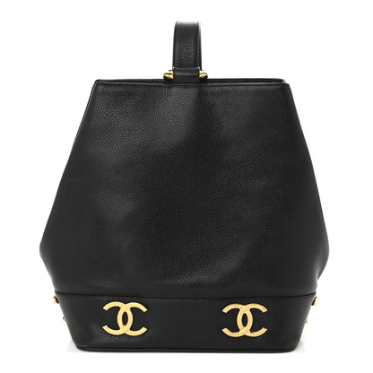 Chanel Caviar CC Bucket Shoulder Bag Black 1 of 11