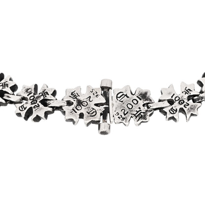 Chrome Hearts Sterling Silver Tiny Plus Cross Chain Bracelet 3 of 3