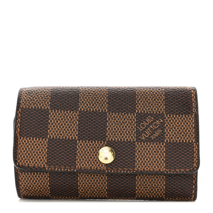 Louis Vuitton LOUIS VUITTON Damier Ebene Multicles 6 Key Holder 1 of 8
