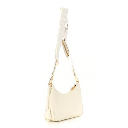 Prada Saffiano Re-Edition 2005 Shoulder Bag White 3 of 12