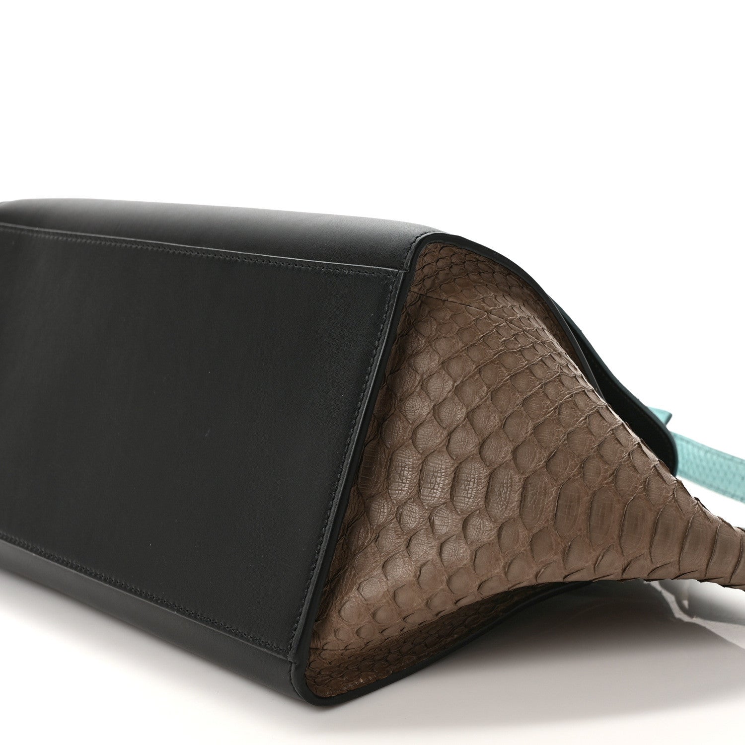 Celine Snakeskin Calfskin Medium Trapeze 8 of 8