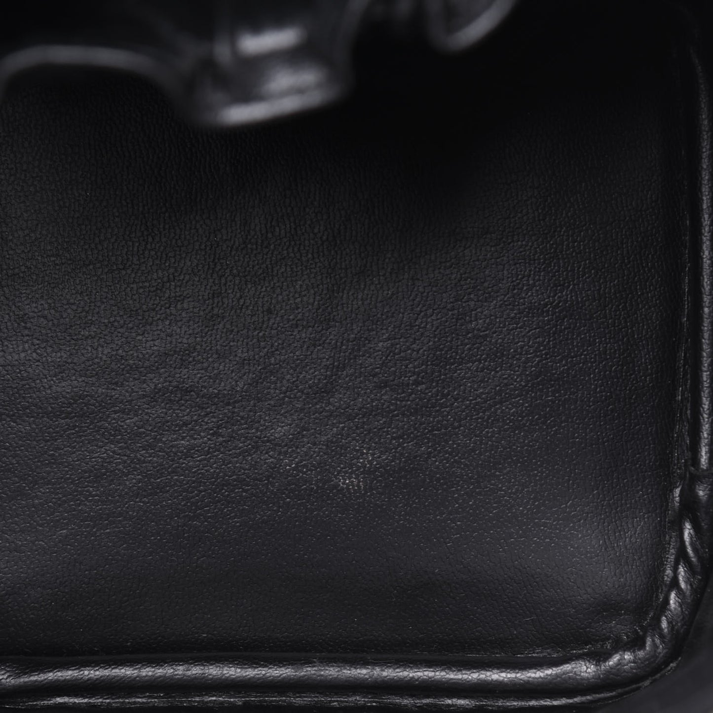 Lambskin Vanity Cosmetic Case Black