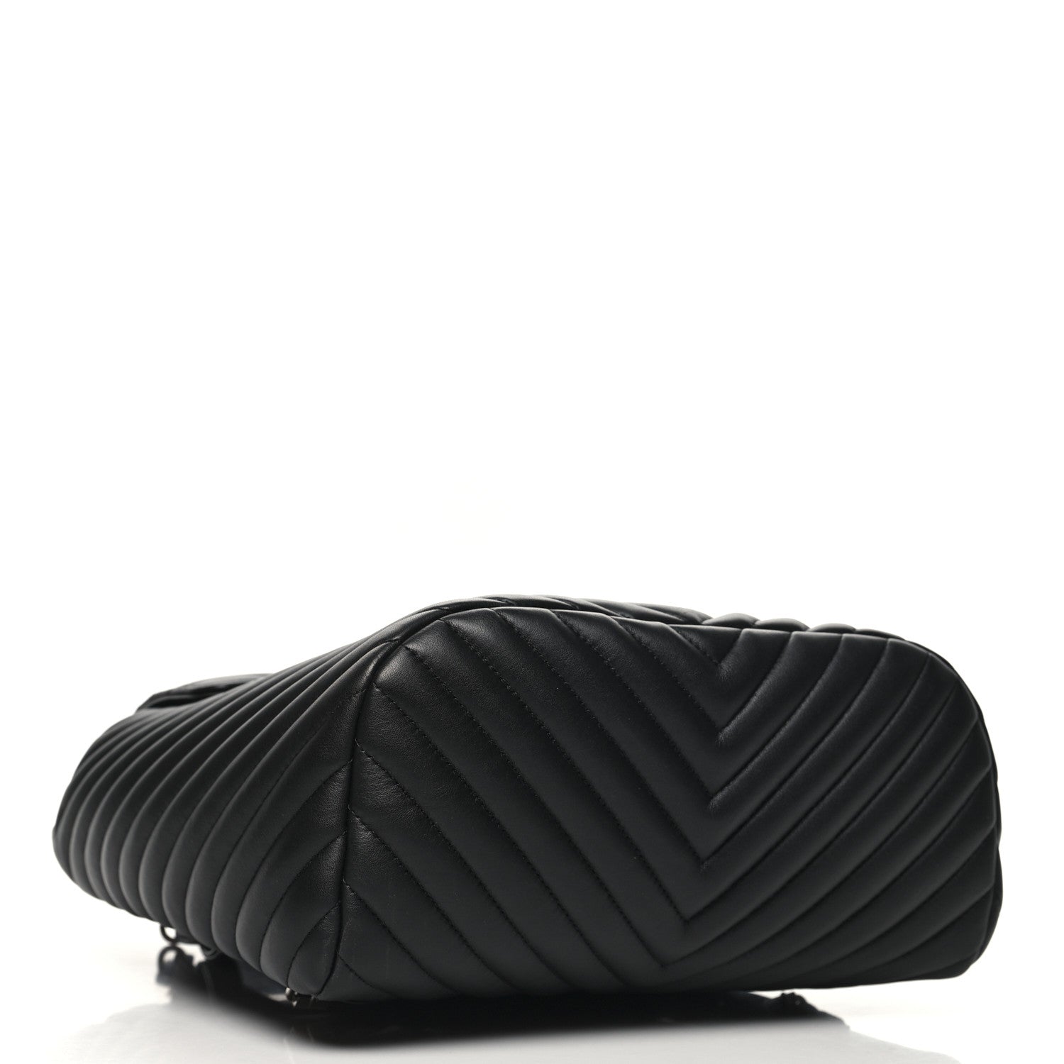 Chanel Calfskin Chevron Quilted Large Urban Spirit Backpack Black 4 of 10