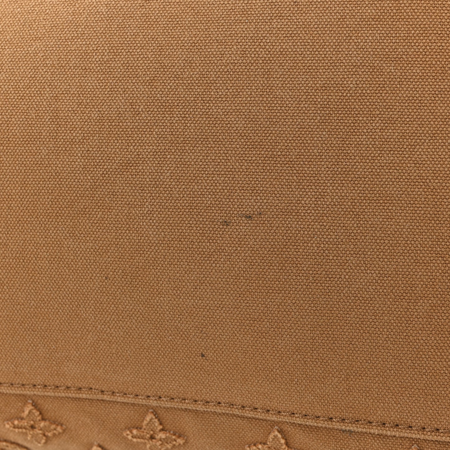 Denim Monogram Stone Speedy Bandouliere 35 Caramel