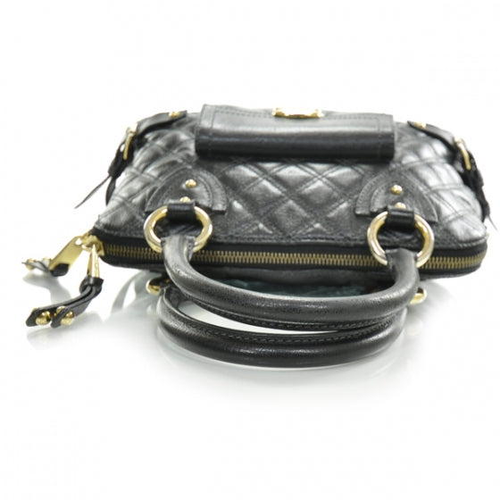 Marc Jacobs Leather Quilted Elise Tote Black 6 of 18
