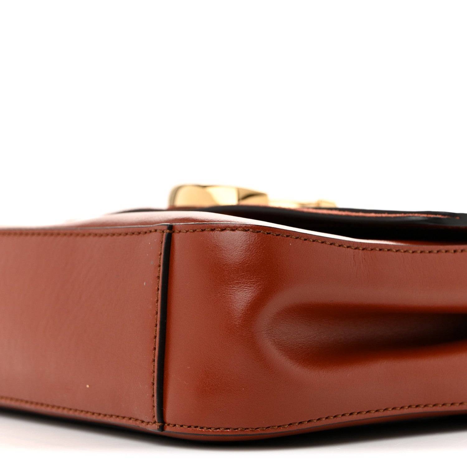 Chloe Calfskin Small C Double Carry Sepia Brown 10 of 12