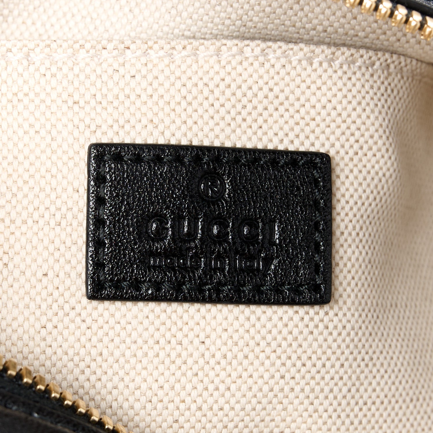 Gucci Sakai Be Green Calfskin Diagonal Stitched Small Blondie Shoulder Bag Black 6 of 10
