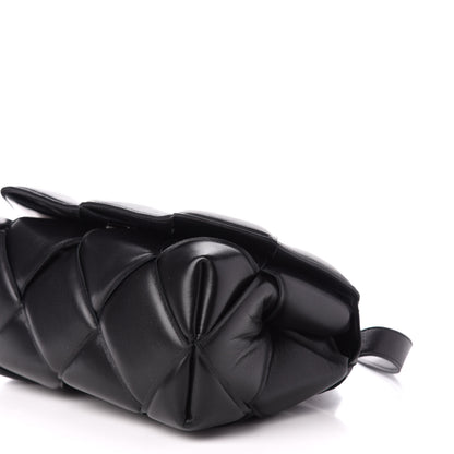 Bottega Veneta Nappa Intreccio Padded Top Handle Shoulder Bag Black 8 of 11