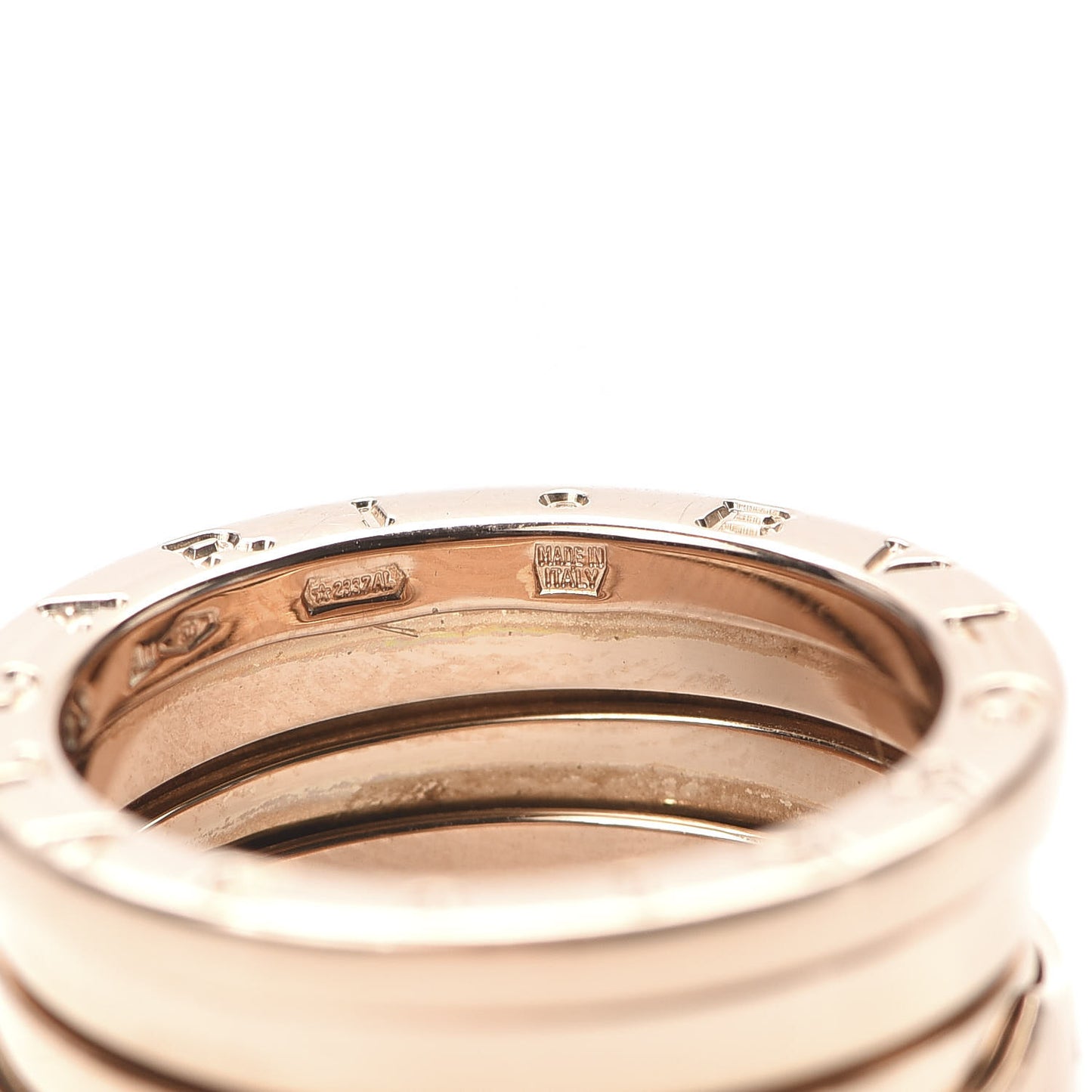 18K Rose Gold B.Zero1 Three-Band Ring 55 7.25