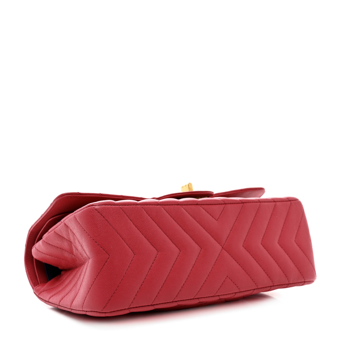 Sheepskin Chevron Quilted 2.55 Reissue 225 Flap Dark Pink