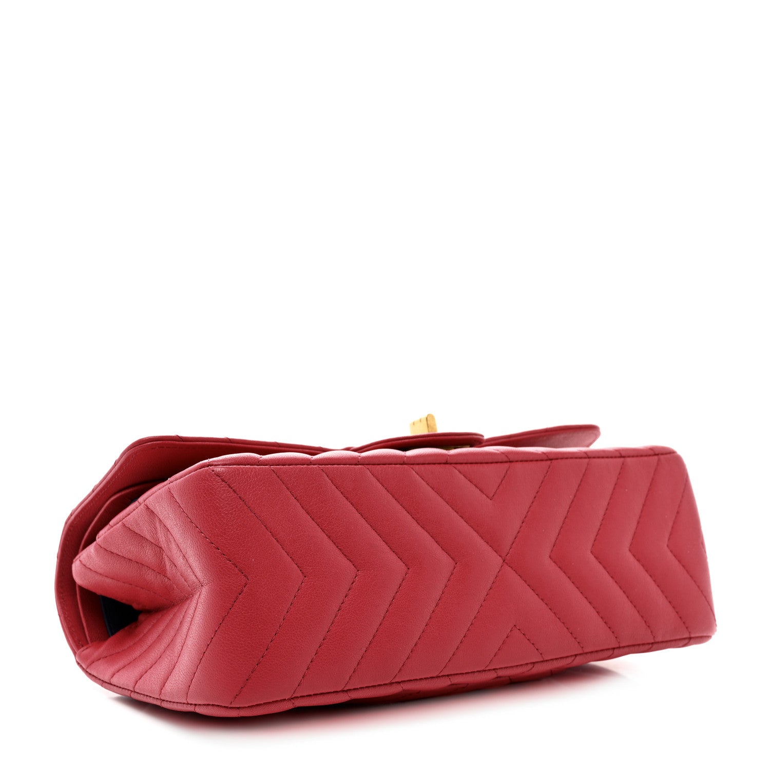 Chanel Sheepskin Chevron Quilted 2.55 Reissue 225 Flap Dark Pink 4 of 11