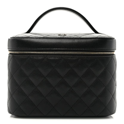 Chanel Caviar Quilted Large Vanity Pouch Black 1 of 7