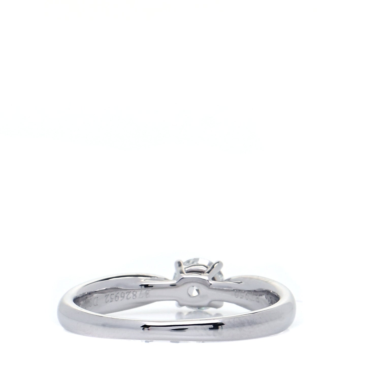 Platinum Diamond .29ct Harmony Solitaire Engagement Ring 49 4.75