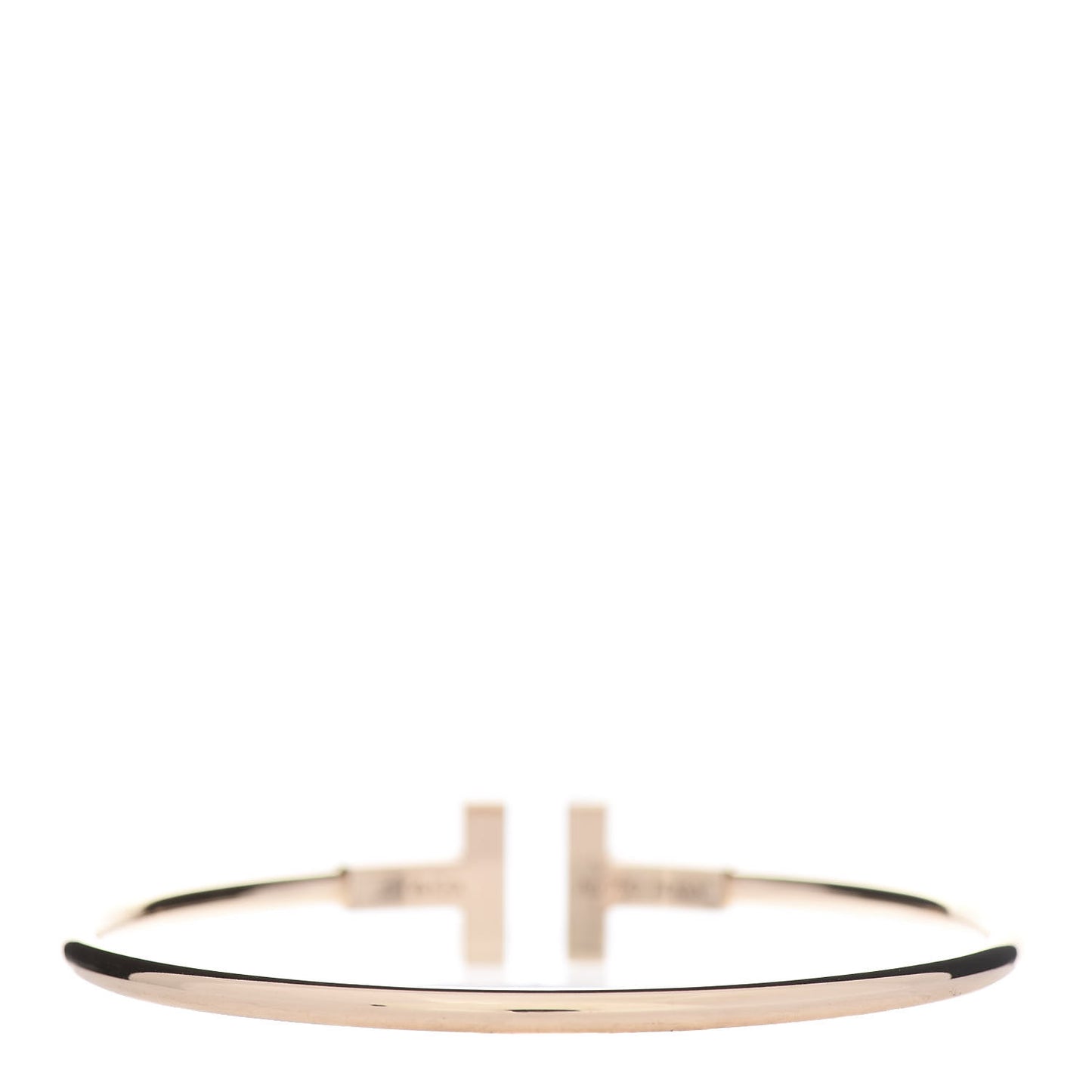 18K Rose Gold Black Onyx T Wire Bracelet