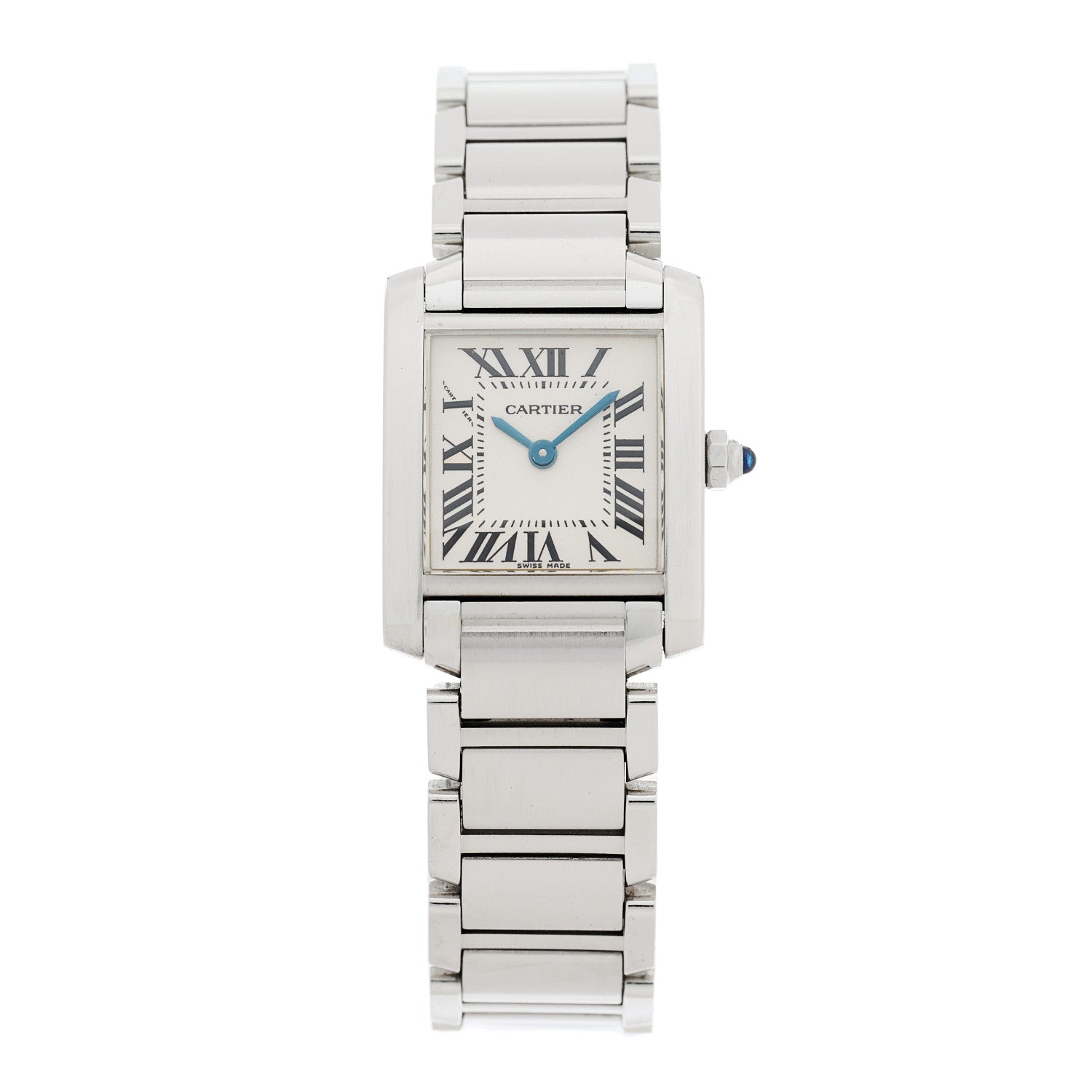 Cartier Stainless Steel 20mm Tank Francaise Quartz Watch 1 of 4