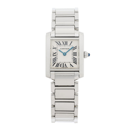 Cartier Stainless Steel 20mm Tank Francaise Quartz Watch 1 of 4