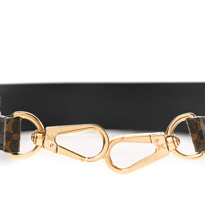 Louis Vuitton Monogram Bandouliere Shoulder Strap Black 4 of 4