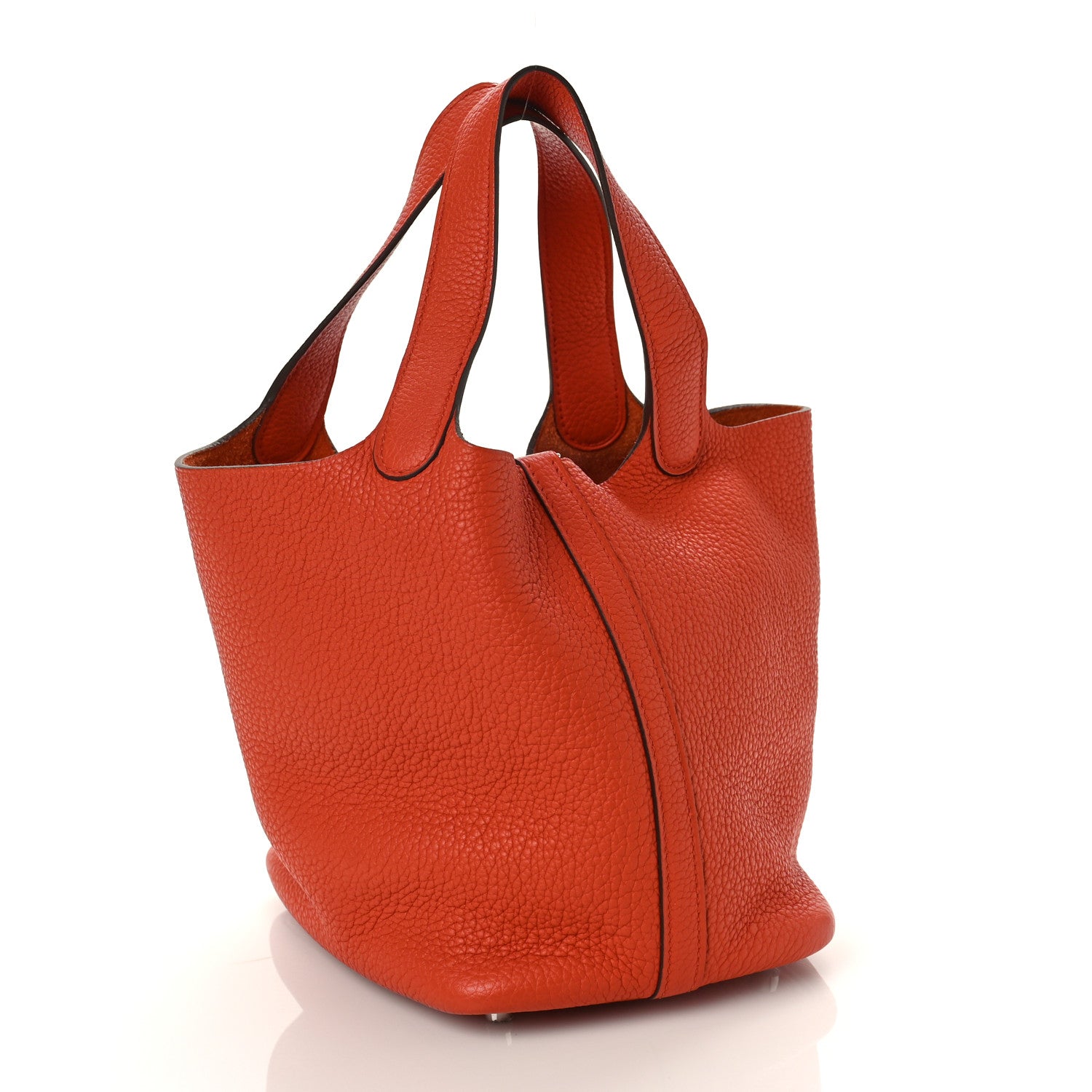 Hermes Taurillon Clemence Picotin Lock 18 PM Terre Battue 3 of 8