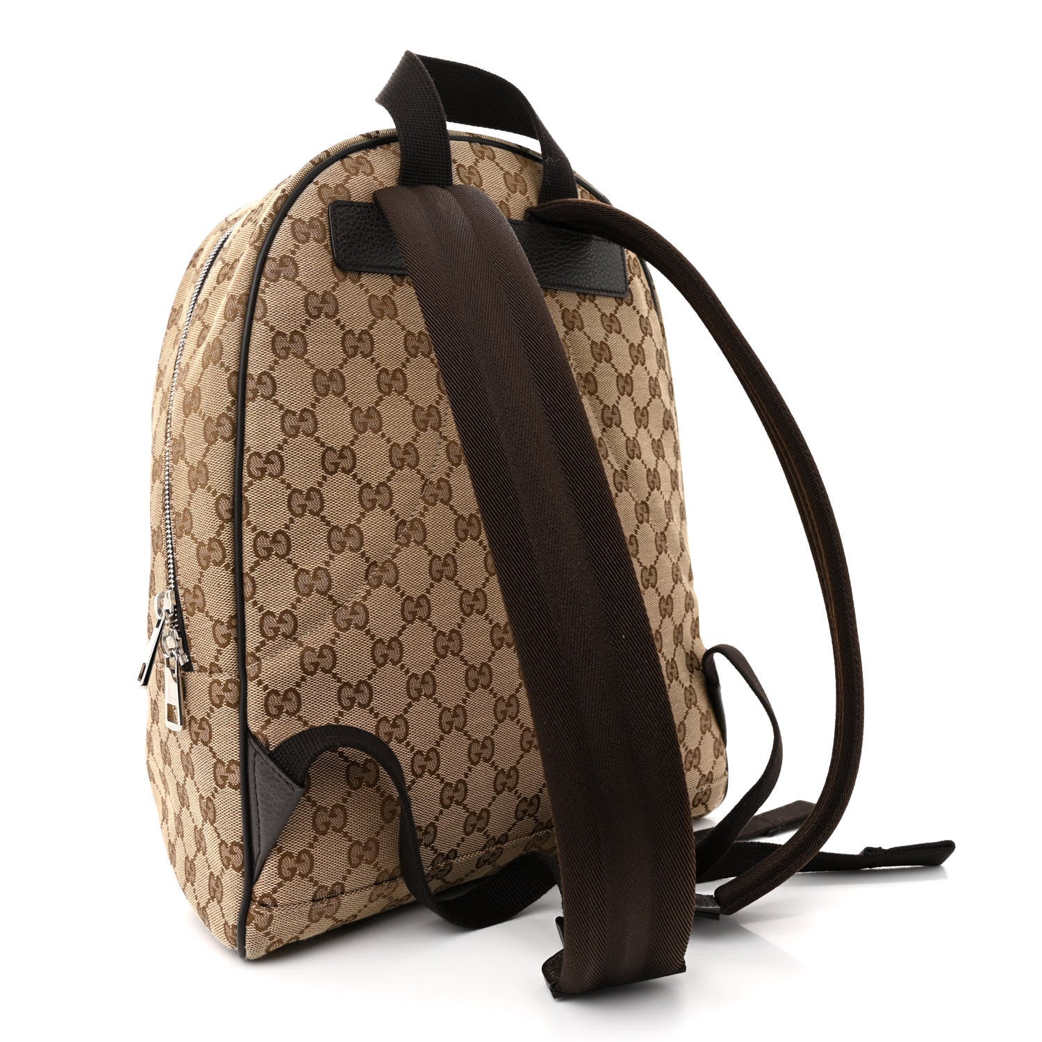 Gucci Monogram Travel Backpack Dark Brown 3 of 13