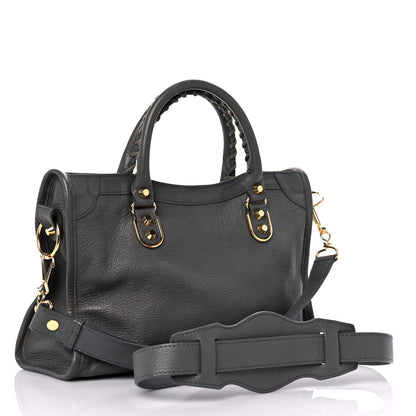 Balenciaga Chevre Gold Metallic Edge Hardware S City Gris Acier 3 of 23