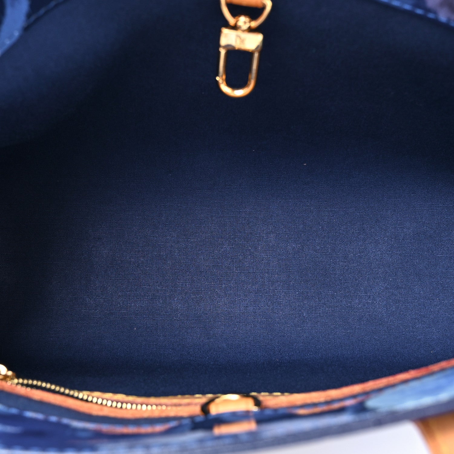 Louis Vuitton Vernis Ikat Catalina BB Grand Blue 5 of 11