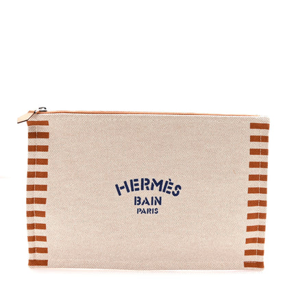 Hermes H Canvas Optimist 24 Case Brun 1 of 6