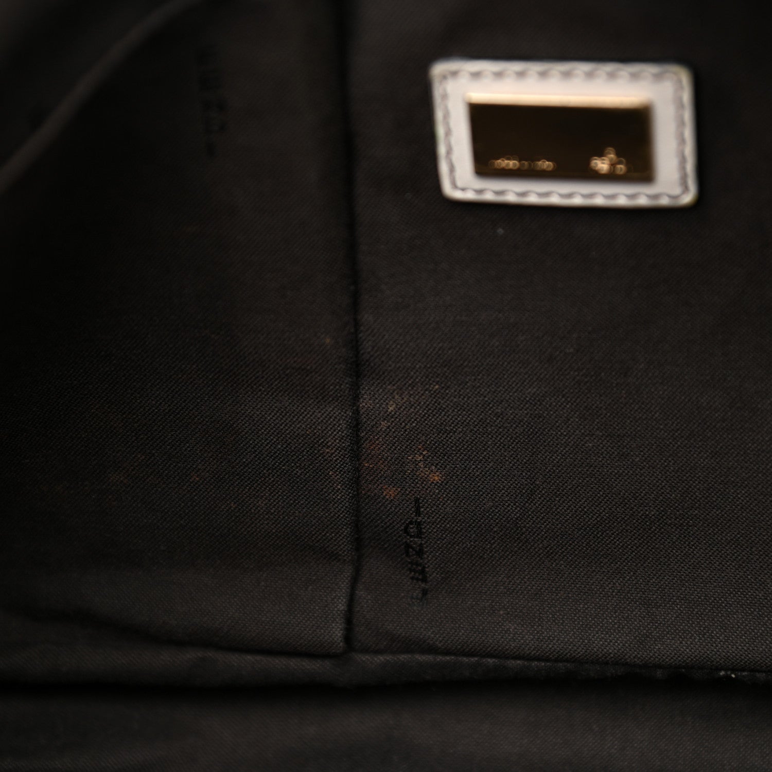 Fendi Zucchino Vitello Crossbody Black White 10 of 17