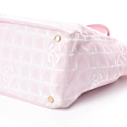 Chanel Nylon Medium Travel Tote Pink 10 of 10