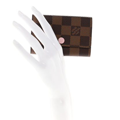 Louis Vuitton Damier Ebene Multicles 6 Key Holder Rose Ballerine 2 of 7