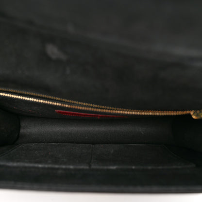 Valentino Garavani Patent Monochrome Medium Glam Lock Rockstud Flap Black 5 of 11